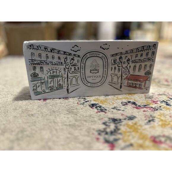 Diptyque Limited Edition 2024 3pc Box Set Cafe Biscuit Chantilly Candle Sealed! - Picture 2 of 5